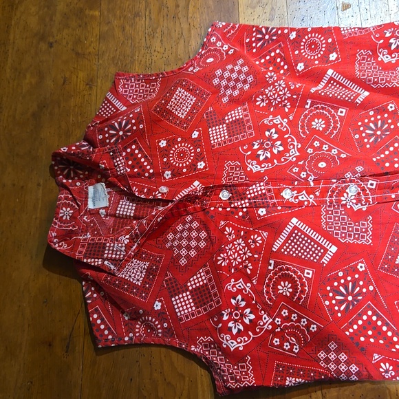 True vintage bandana print cotton romper - Picture 12 of 12